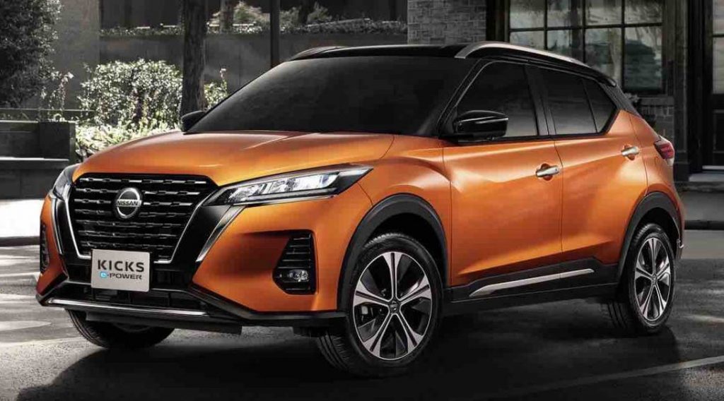 All New Nissan Kicks e-power orange front2 2020